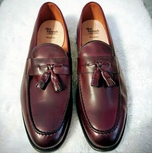Gorgeous Allen Edmonds Men's Wine Colored Wingham Tassel Loafers Size 15 D